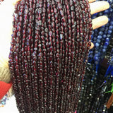 Irregular Shape Garnet Stone Beads for Jewelry Making DIY