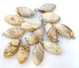 Tiger Eye Quartz Crystal Pendant for Jewelry Making DIY