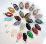 Tiger Eye Quartz Crystal Pendant for Jewelry Making DIY