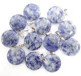 Gemstone Round Pendant for DIY Jewelry Making Necklaces