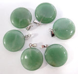 Gemstone Round Pendant for DIY Jewelry Making Necklaces