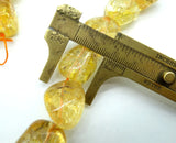 Natural Stone Citrine Quartz Crystal Irregular Beads Pendant for DIY Jewelry