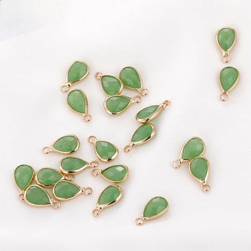 Natural Stone-Colored System Bag Small Water Drop DIY Jewelry-Making Material
