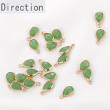 Natural Stone-Colored System Bag Small Water Drop DIY Jewelry-Making Material