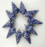 Natural Stone Crystal Charm Pendant for DIY Jewelry Making