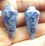 Natural Stone Crystal Charm Pendant for DIY Jewelry Making