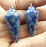 Natural Stone Crystal Charm Pendant for DIY Jewelry Making