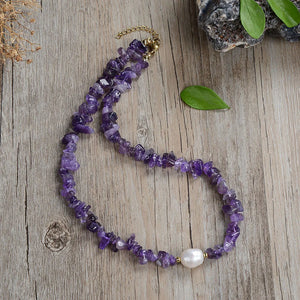 Baroque Pearl Necklace Stainless Steel Jewelry