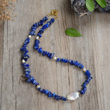 Baroque Pearl Necklace Stainless Steel Jewelry