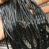 Hematite Tube Beads Loose Semi-Precious Stones Small Beads