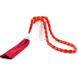 Natural Stone Muslim Tasbih Bracelet 33 66 99 Beads Rosary Tesbih