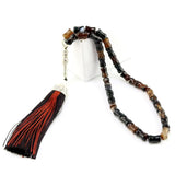 Natural Stone Muslim Tasbih Bracelet 33 66 99 Beads Rosary Tesbih
