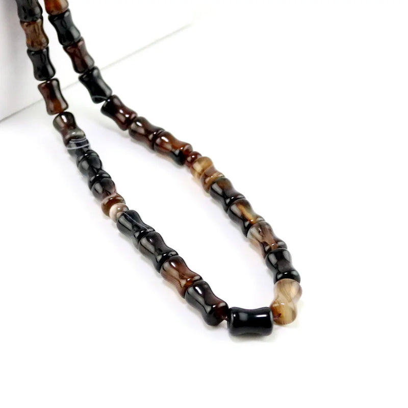 Natural Stone Muslim Tasbih Bracelet 33 66 99 Beads Rosary Tesbih