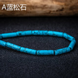 Lapis Lazuli Malachite Tube Beads 4x13mm DIY Necklace Bracelet
