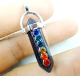 Natural Stone Lapis Tiger Eye Quartz Crystal Turquoises Pendant