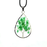 Colorful Life Tree Pendant Necklace