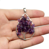 Colorful Life Tree Pendant Necklace