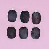 Oval Agate Pendant for DIY Necklace, 22x28mm