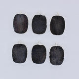 Oval Agate Pendant for DIY Necklace, 22x28mm