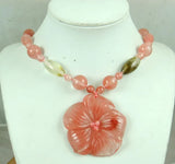 Natural Stone Quartz Crystal Pendant Necklace for DIY Jewelry Making