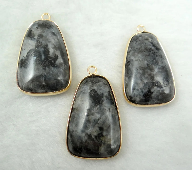 Natural Stone Tiger Eye Quartz Crystal Turquoises Opal Water Drops Pendant