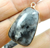 Natural Stone Tiger Eye Quartz Crystal Turquoises Opal Water Drops Pendant