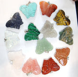 6Pcs Tiger Eye Quartz Turquoises Aventurine Pendant for DIY Jewelry Making