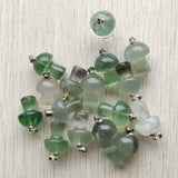 Tiger Eye Quartz Crystal Mushroom Pendants 20pcs/lot
