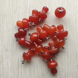 Tiger Eye Quartz Crystal Mushroom Pendants 20pcs/lot