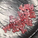 Strawberry Quartz Bowknot Pendant Jewelry Findings