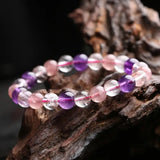 Round Backbone and Strawberry Crystal Jewelry Set