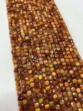 Natural Tiger Eye Crystal 4x4mm DIY Jewelry Boutique Crystal Length