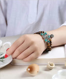 Tiger Eye Stone Bracelet Hand String for Men and Women