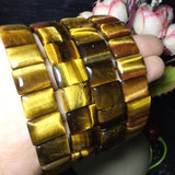 Tiger Eye Stone Bracelet Square Female Wood Stone Hand String