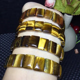 Tiger Eye Stone Bracelet Square Female Wood Stone Hand String