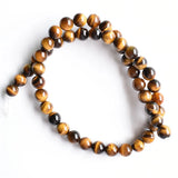 Tiger Eye Stone Round Beads for Jewelry Making DIY 4-12mm