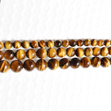 Tiger Eye Stone Round Beads for Jewelry Making DIY 4-12mm