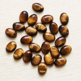 Tigerite Eye Stone Oval Cabochon Beads 13*18mm 30pcs