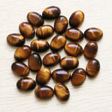 Tigerite Eye Stone Oval Cabochon Beads 13*18mm 30pcs
