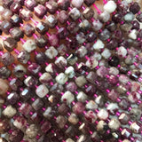 Natural Tourmaline 6-7mm Cube Faceted Beads for Jewelry Making