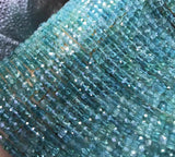 Transparent Apatite Cube Beads for Jewelry Making