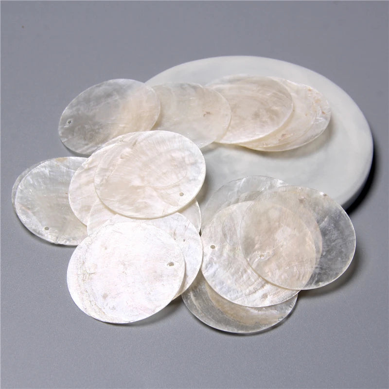 Natural Shell Pieces for Earring Jewelry Making Loose Bulk Charm Beads