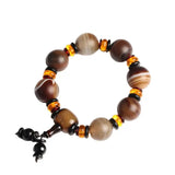 Twisted Ice Flower Agate Bracelet Fine Jewelry