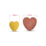 Volcanic Rock Beads Heart Shape Loose Beads Box DIY Jewelry Accessories