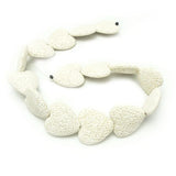 Volcanic Rock Beads Heart Shape Loose Beads Box DIY Jewelry Accessories