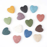 Volcanic Rock Beads Heart Shape Loose Beads Box DIY Jewelry Accessories