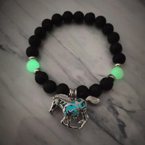 Volcanic Stone Luminous Horse Bracelet - Halloween Accessory