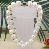 8-9mm Pearl Beads 2 Rows Bracelet for Women Charms Jewelry