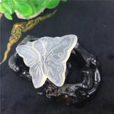 Agate Butterfly Pendant Vintage Jewelry for Women Men