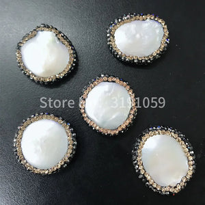 Natural Big Pearl Ornament Ins Necklace Chain Earrings Accessories